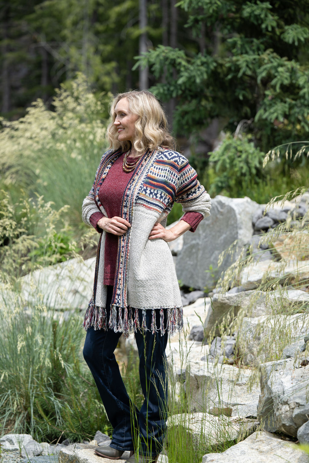 Trendsetter Fringe Cardigan Image 2