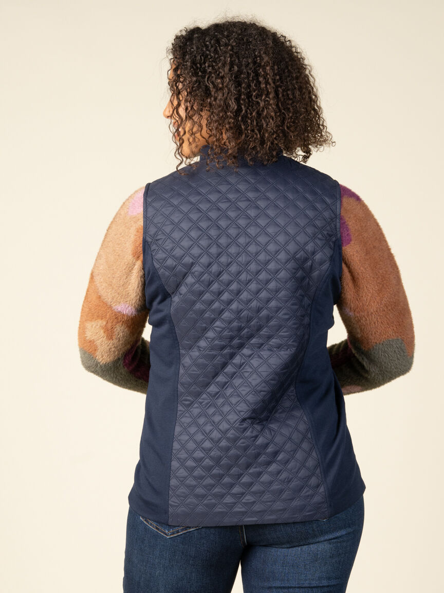 Quilted Combo Vest