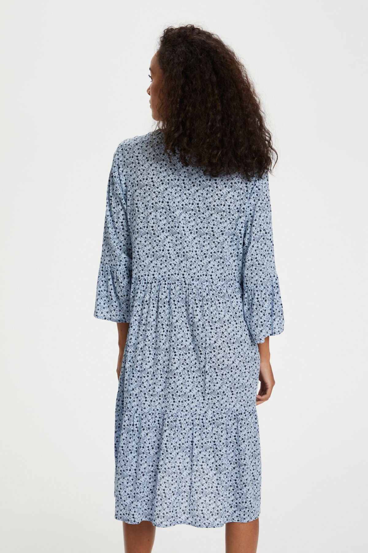 Kaffe Berna Amber Dress with 3/4 Sleeve Image 3