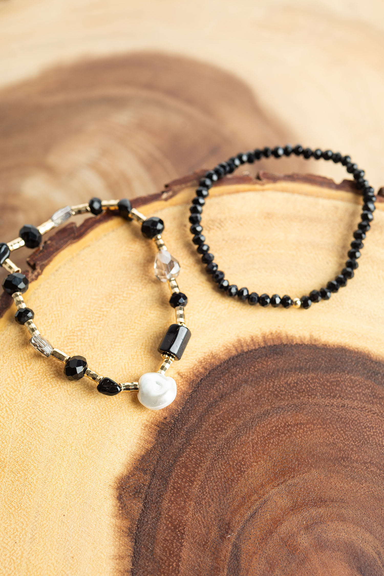 Beaded Stretch Bracelet Set Image 1