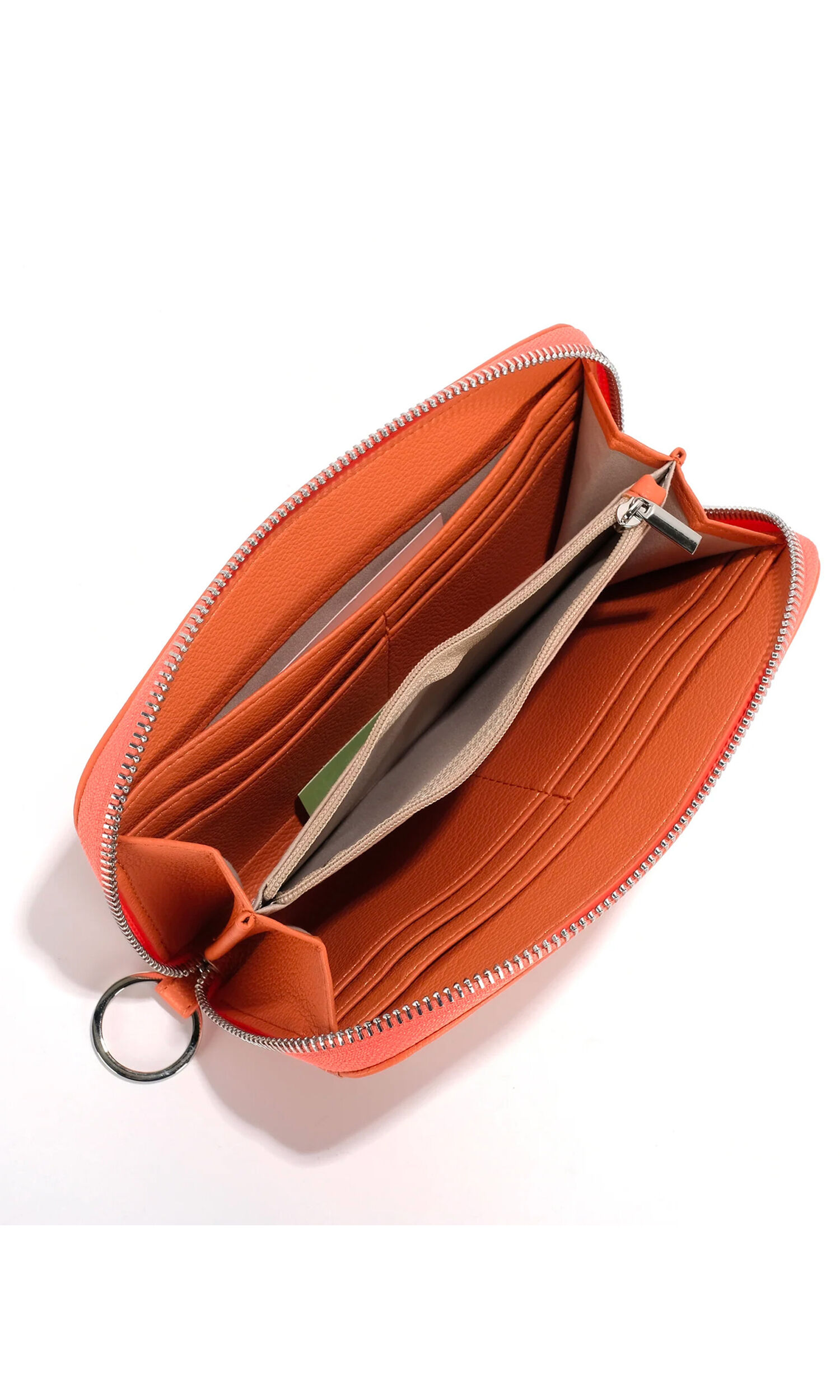 Vegan Leather Curved Wallet Image 3