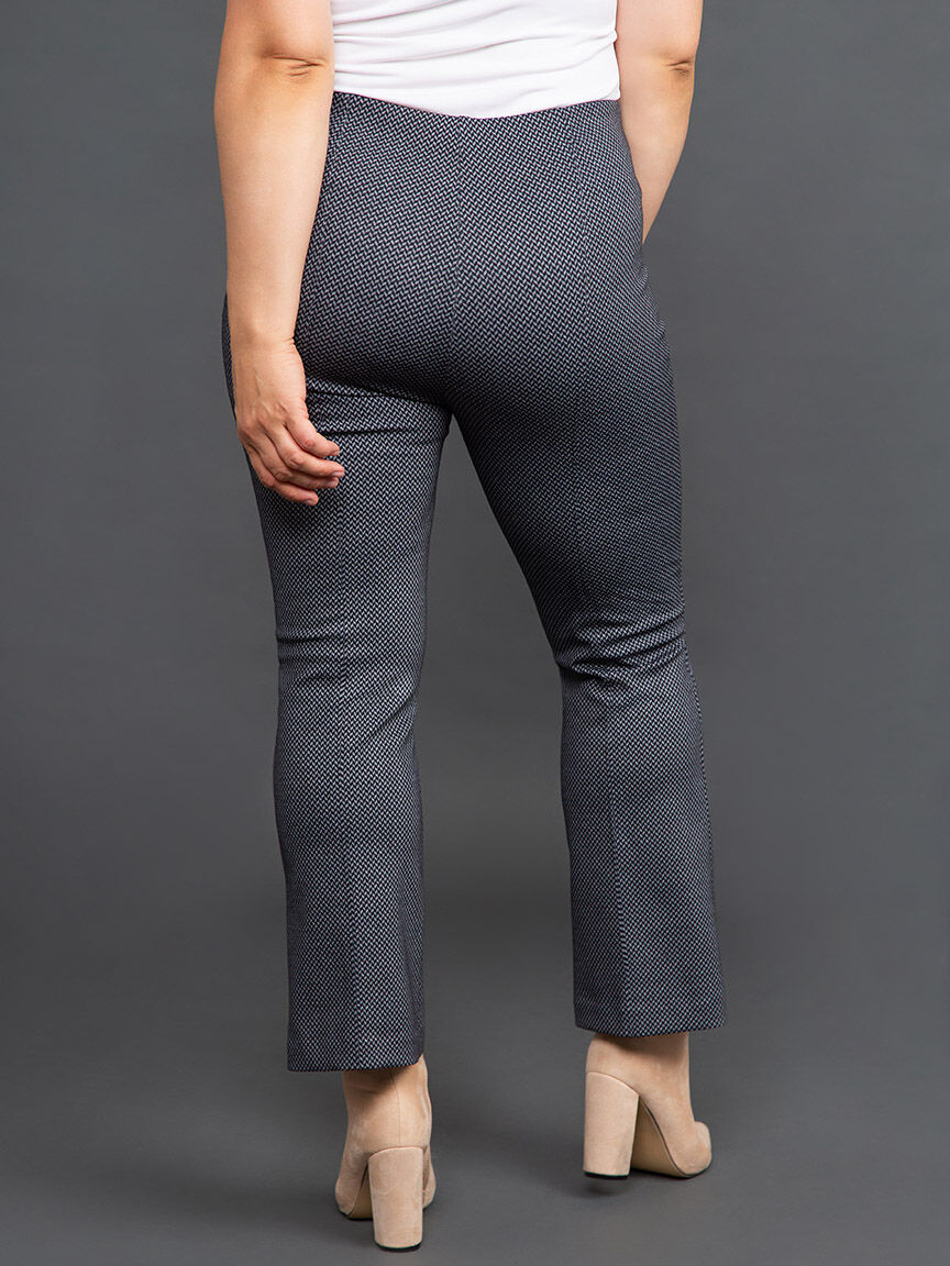 Pull-On Ankle Pant w/ Front Seam