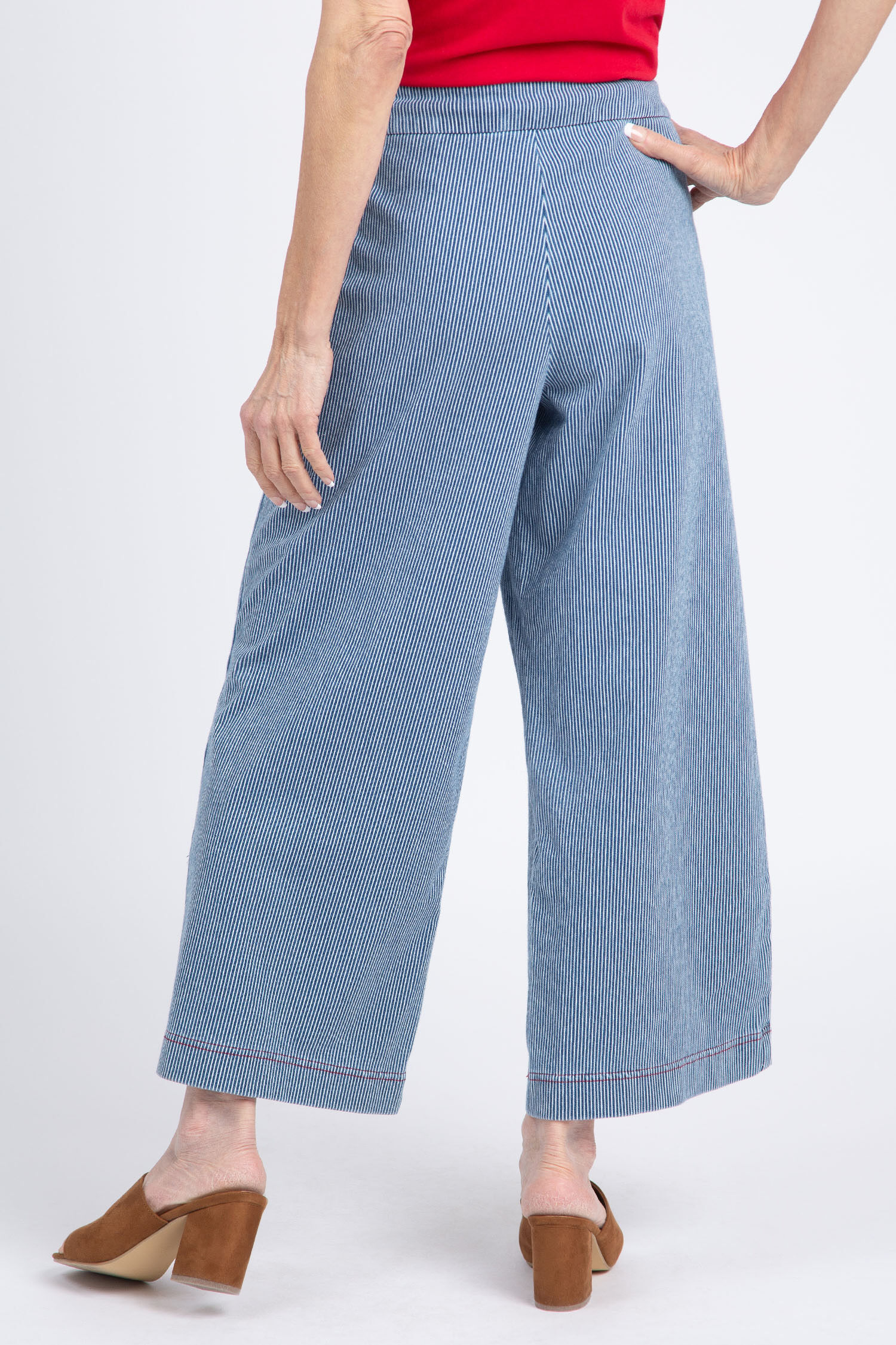 Pull-On Palazzo Capri Image 3