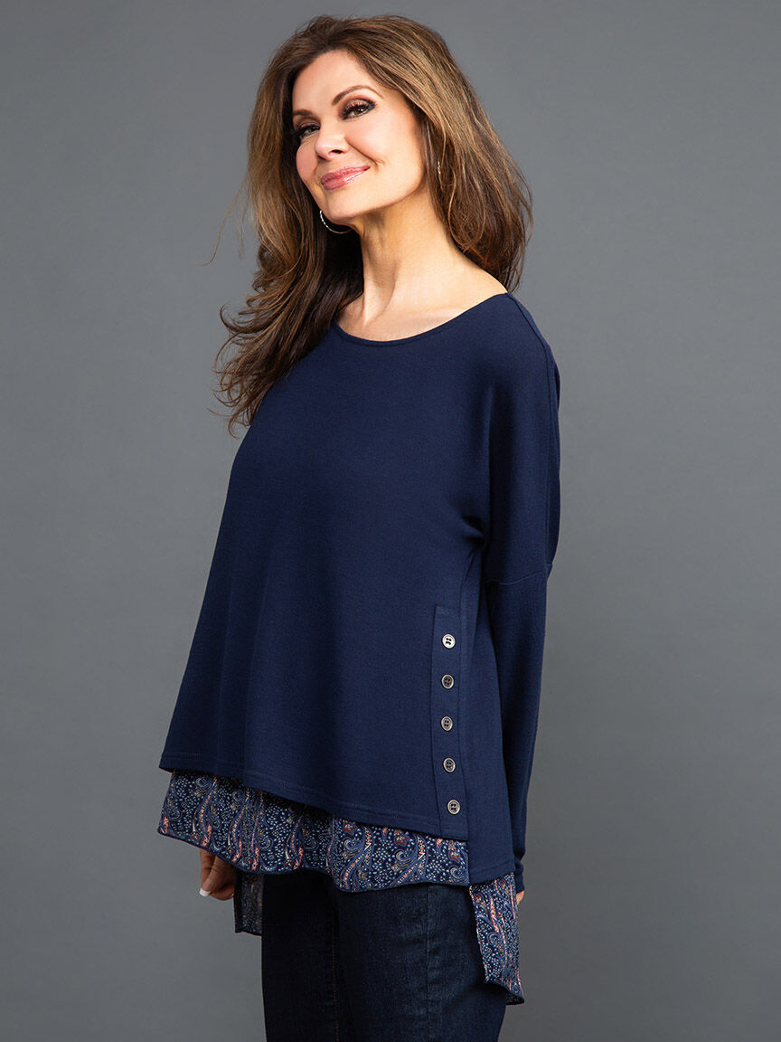 Long Sleeve Fooler Top Image 3