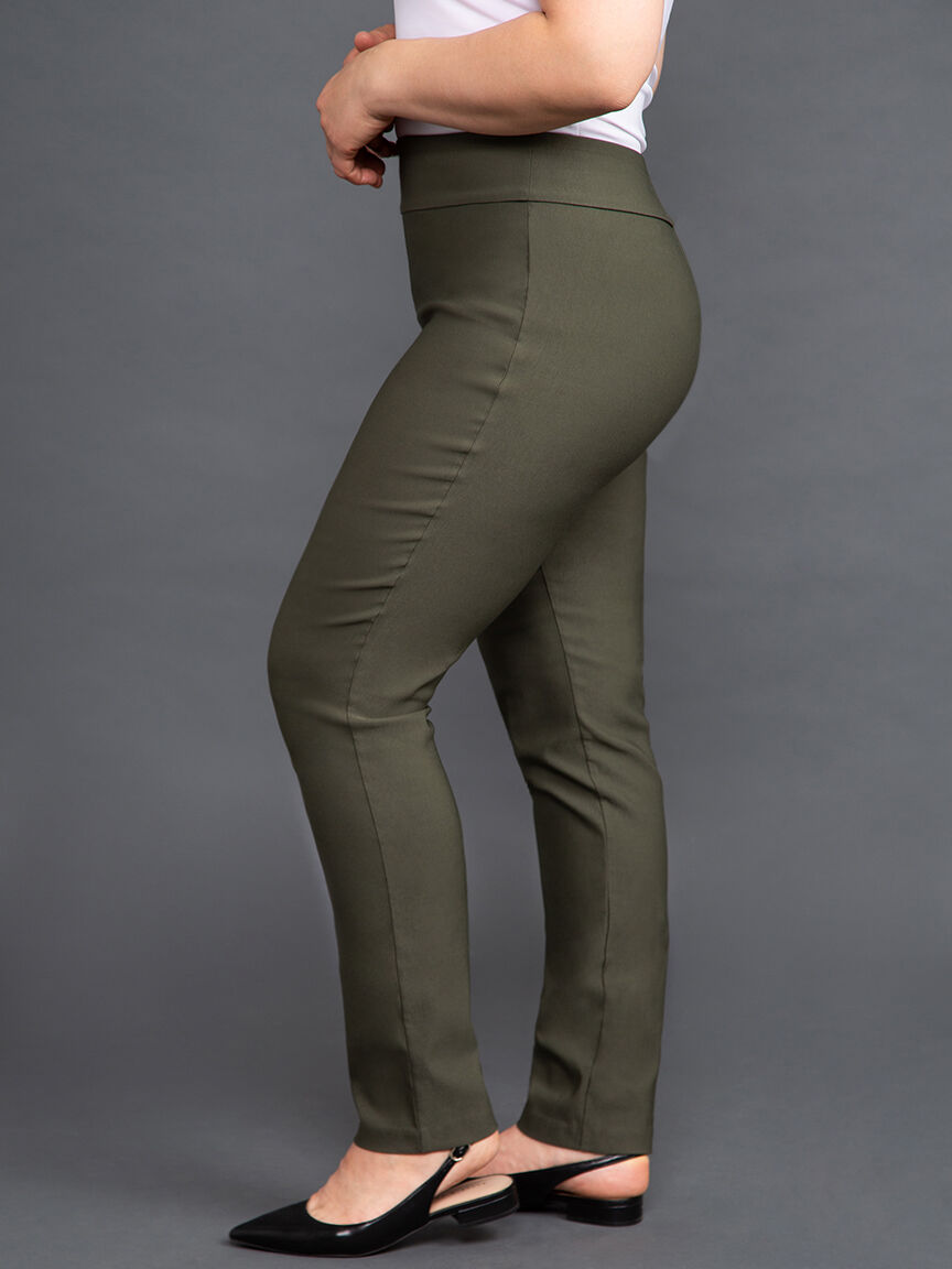 Bengaline Pull-On Pant w/ Tummy Smoothing Panel Image 3