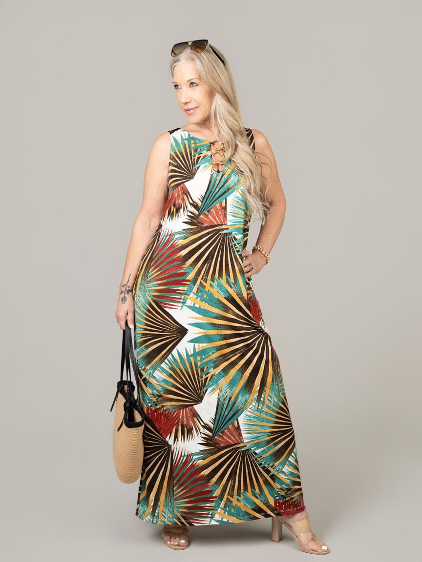 Coconut Ring Maxi Dress