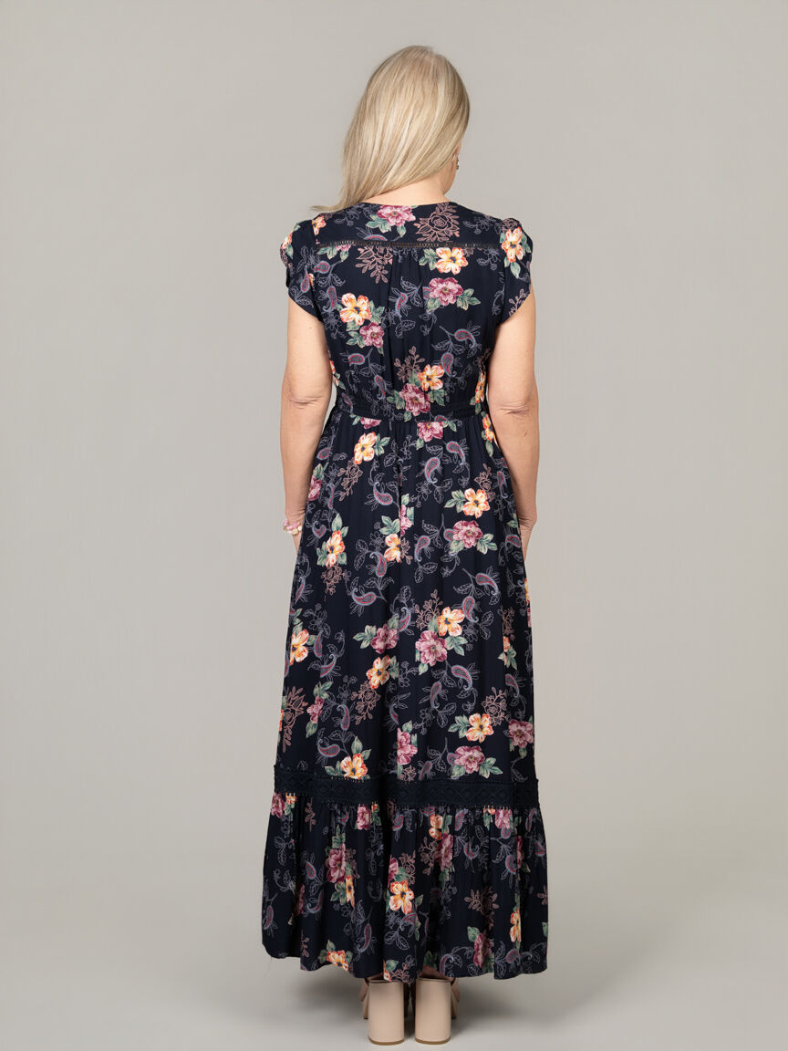 Short Sleeve Maxi Dress