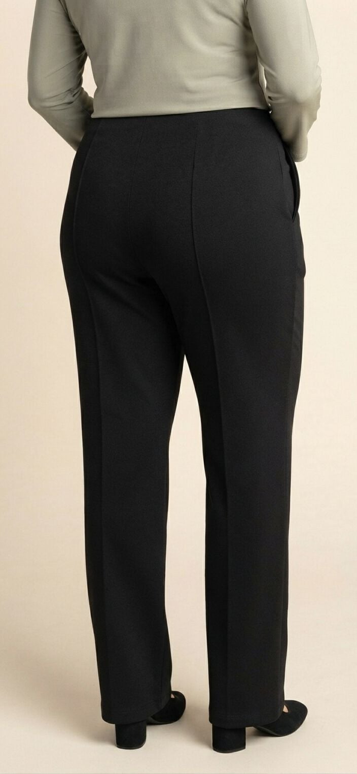 Straight Leg Pull-On Pants