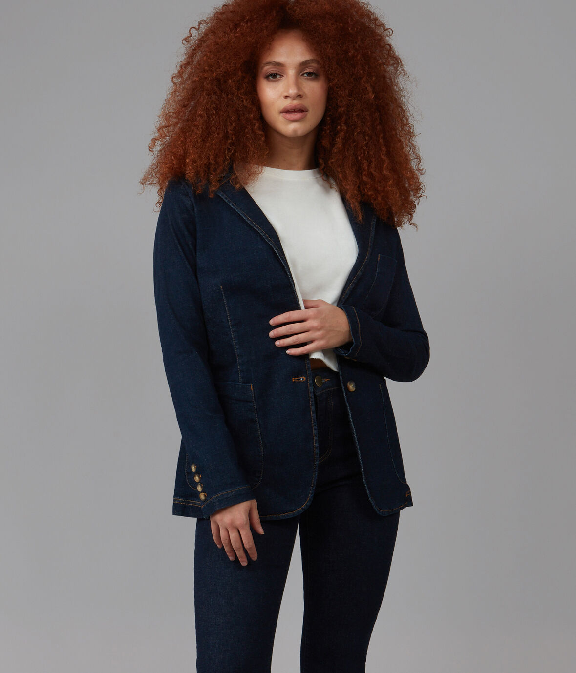 Tilly Denim Blazer Image 4
