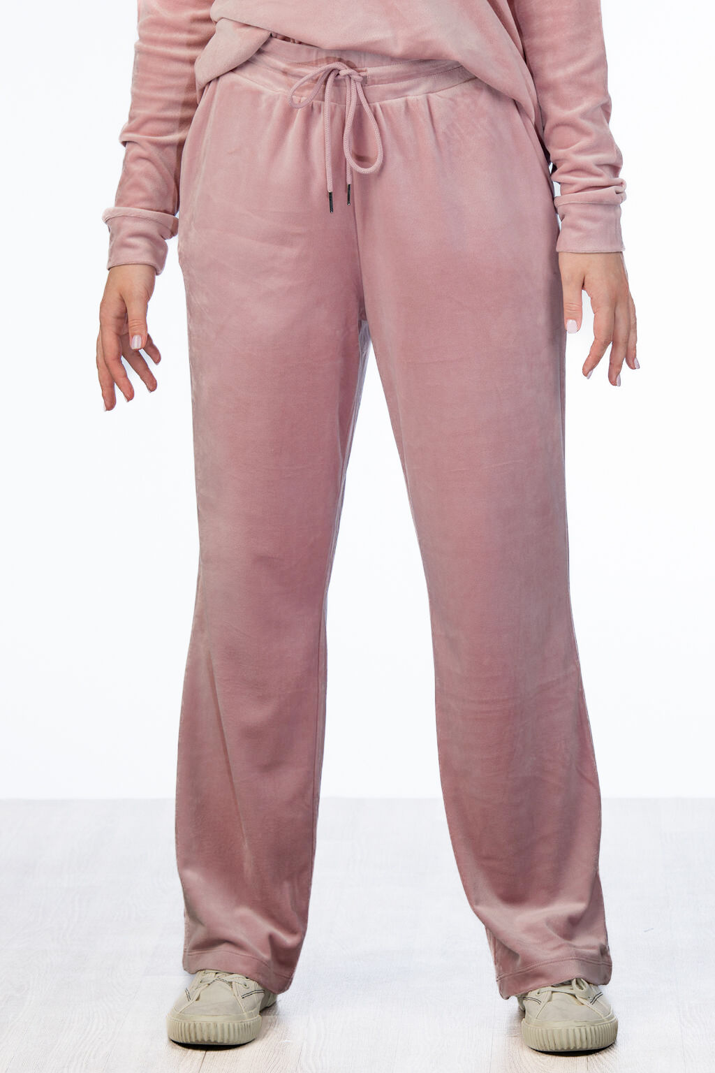 BabyPink Velour Sweatpants Image 1