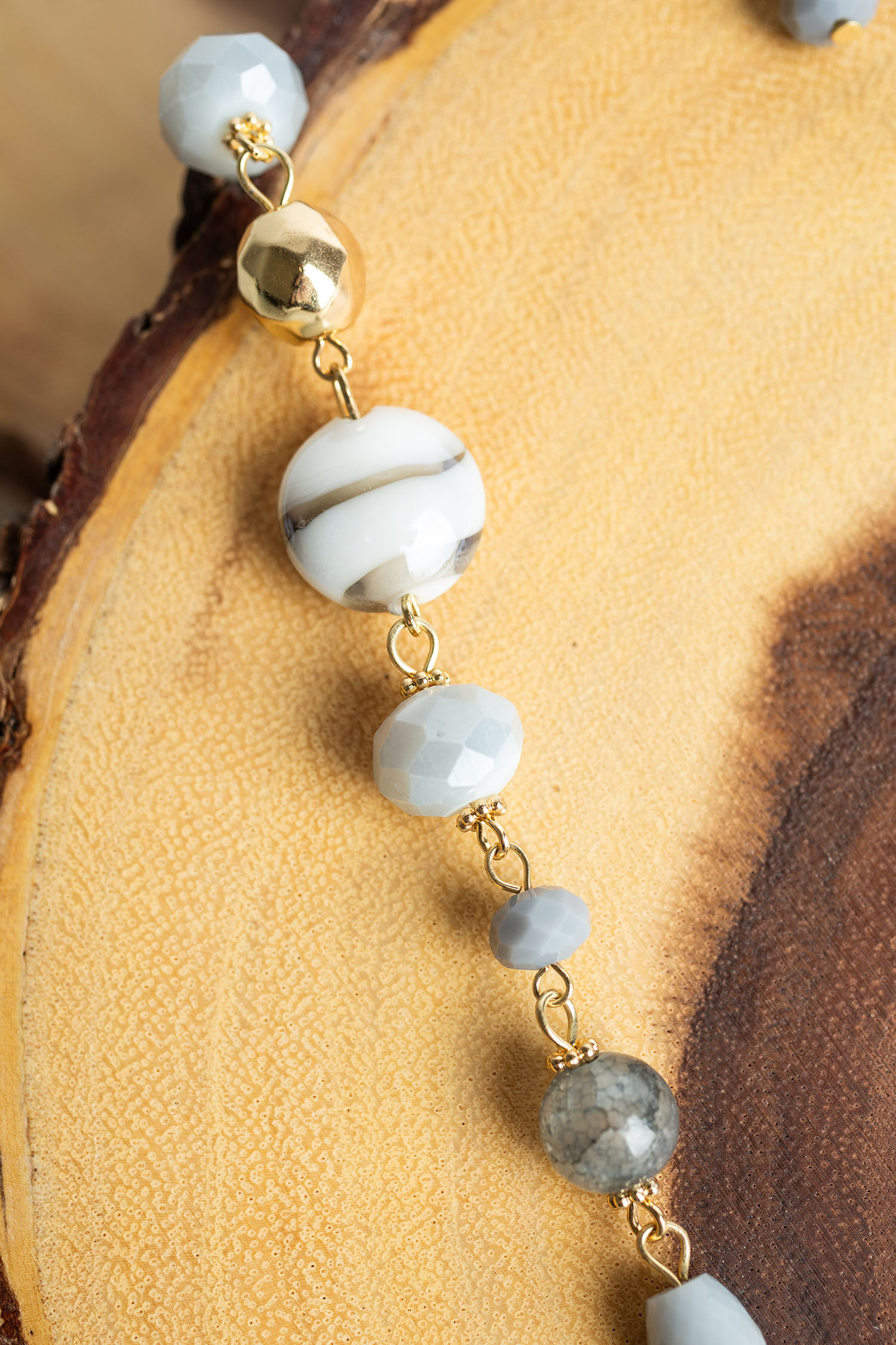 Long Beaded Necklace Set Image 3