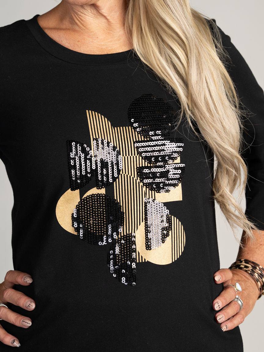 Lightweight 3/4 Sleeve Top