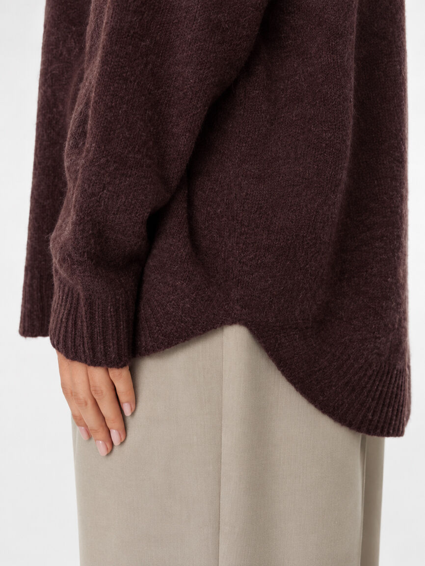 Crew Neck Knit Tunic