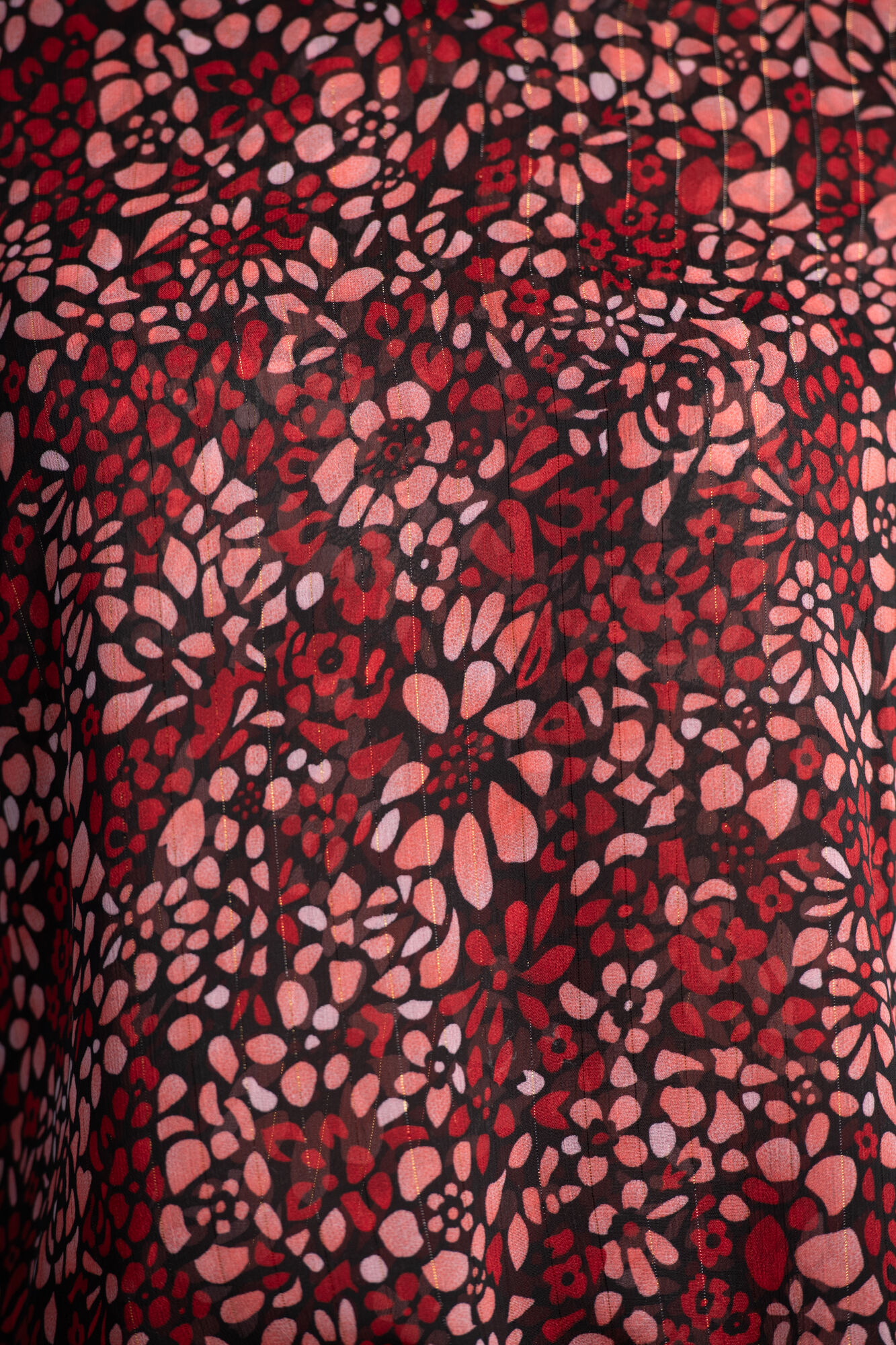 Floral Lurex Blouse Image 3