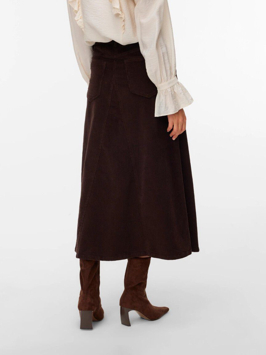 Midi Corduroy Skirt