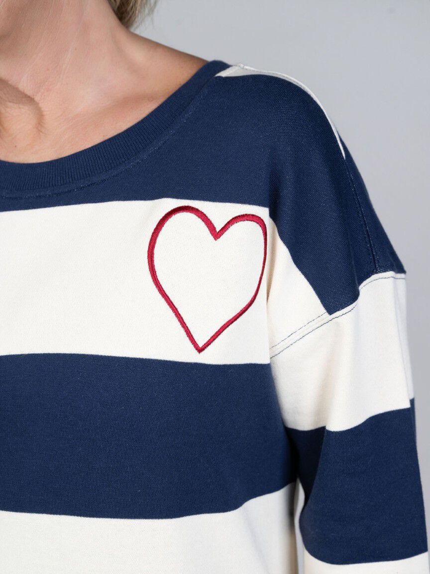 Striped Crew Neck Sweater
