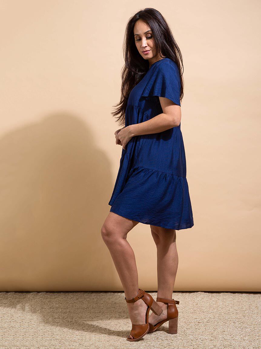 Button-Up Babydoll Dress Image 2