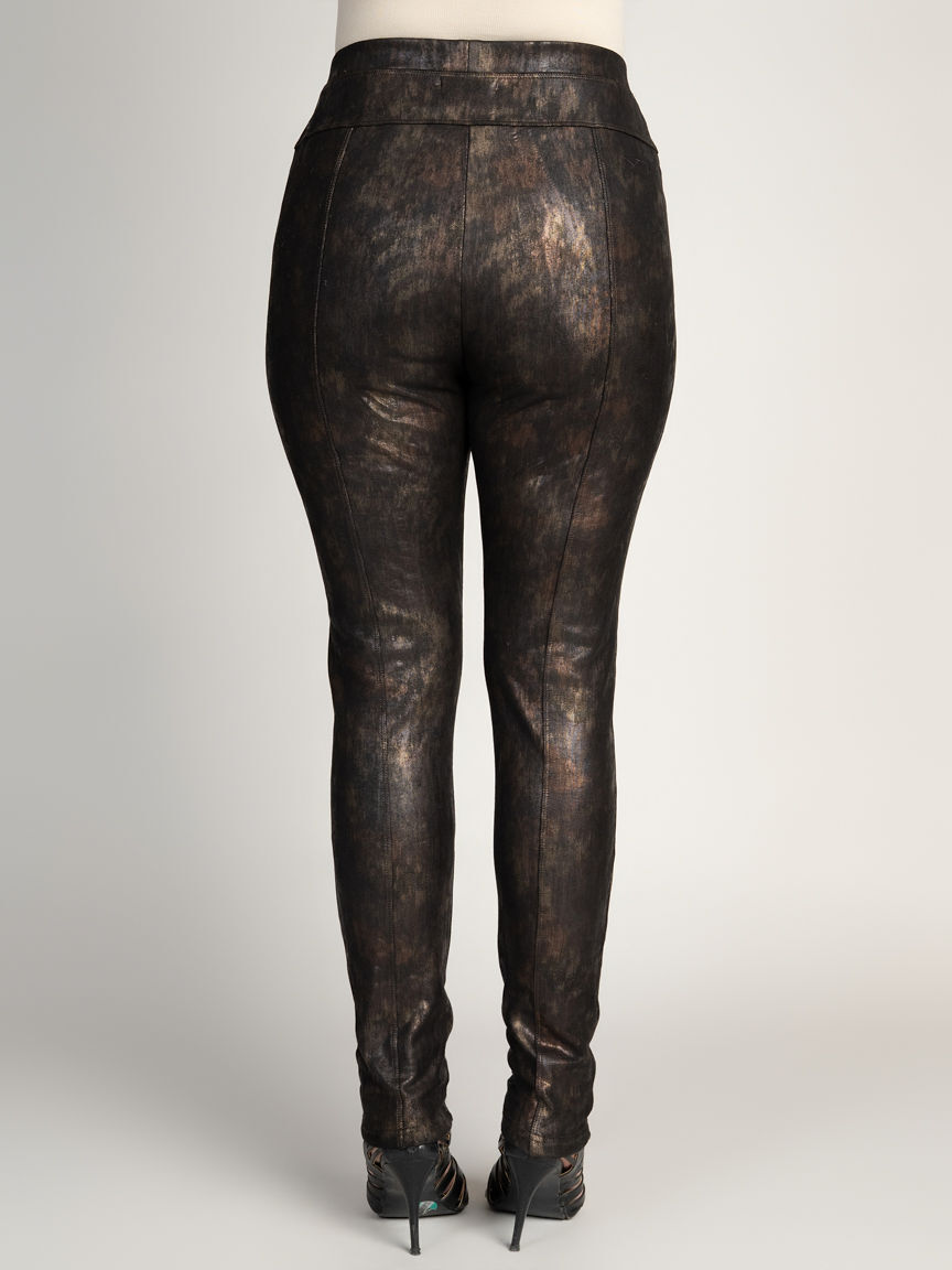 Pull-On Foil Leggings