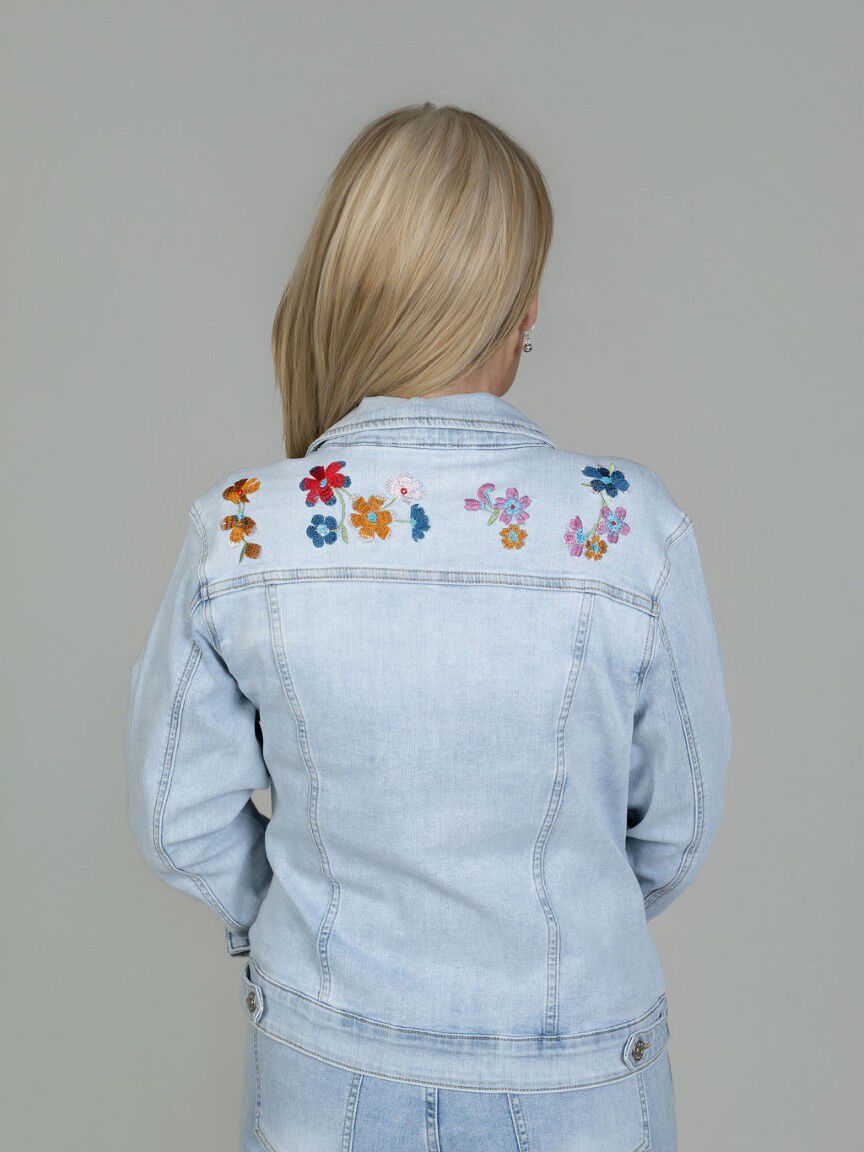 Embroidered Denim Jacket