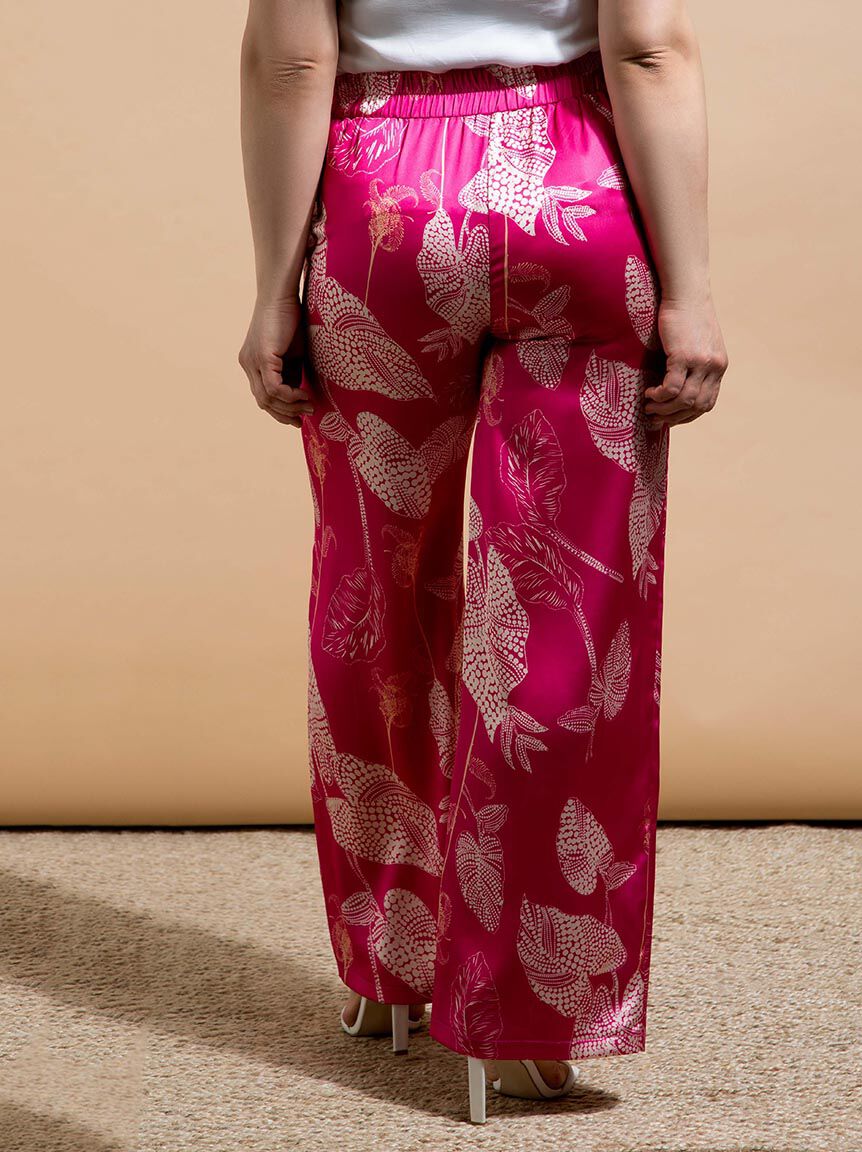 Satin Pull-On Pant Image 3