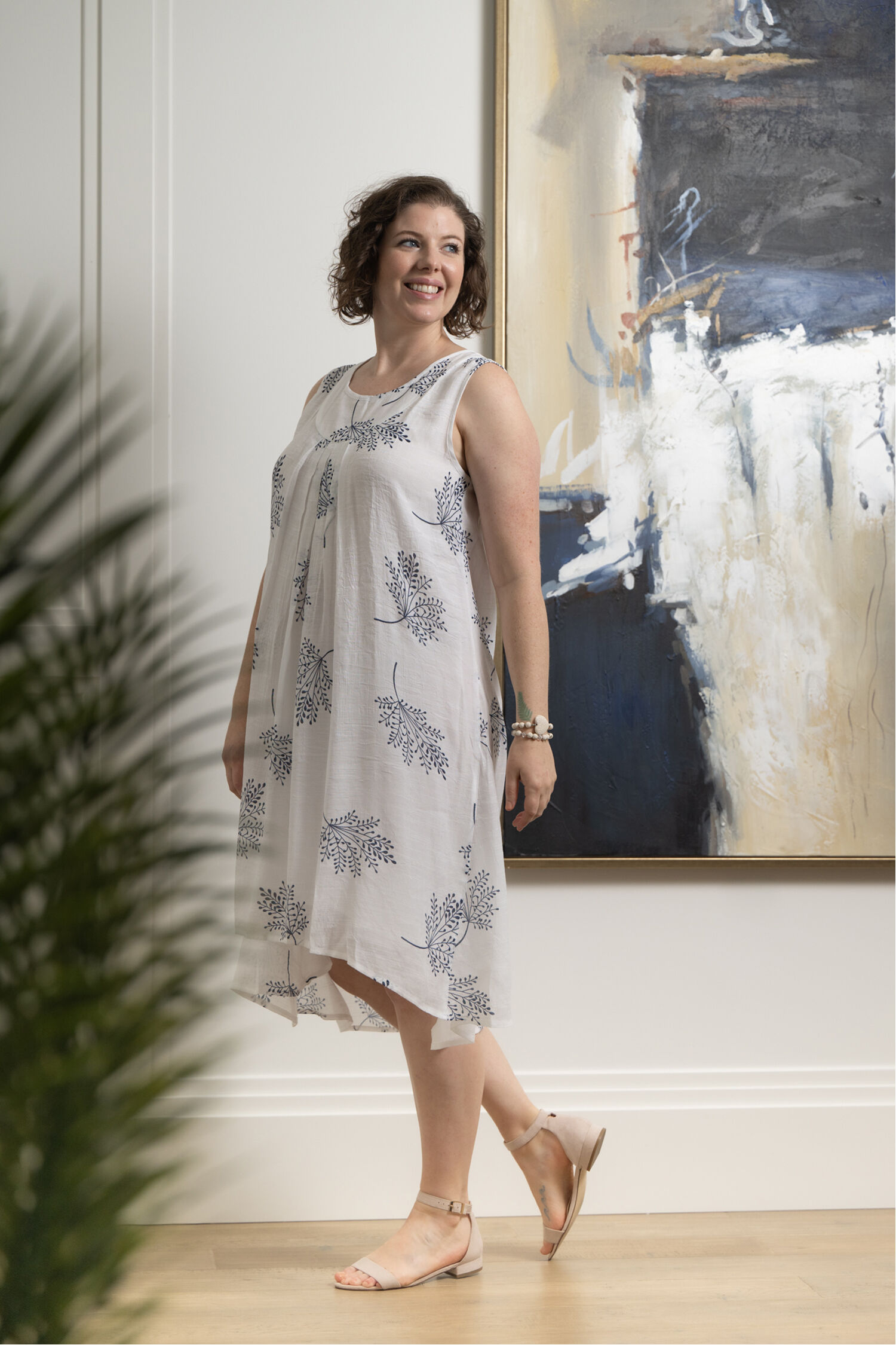 Ferns Pintuck Dress Image 1