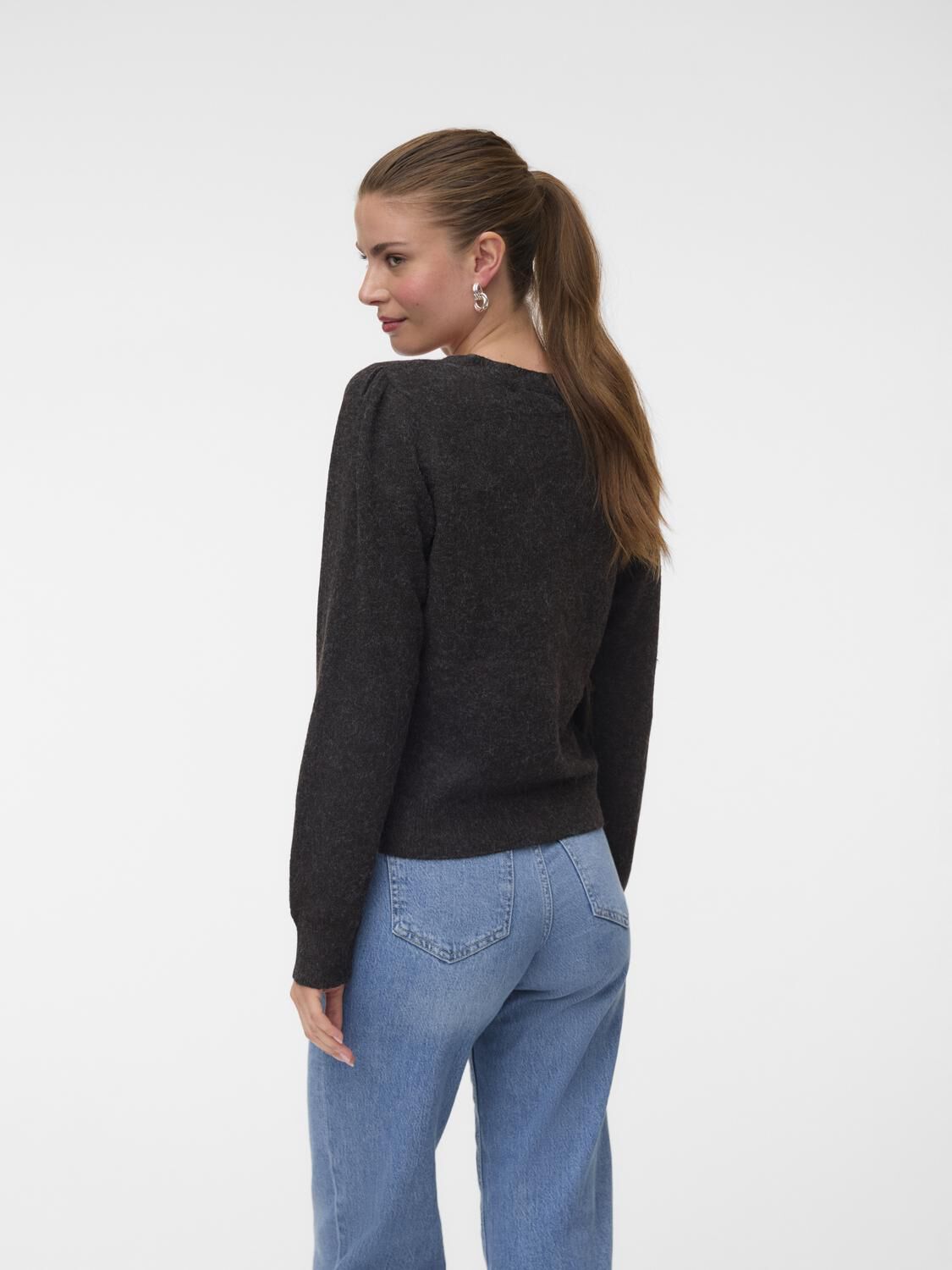V-Neck Button Front Cardigan