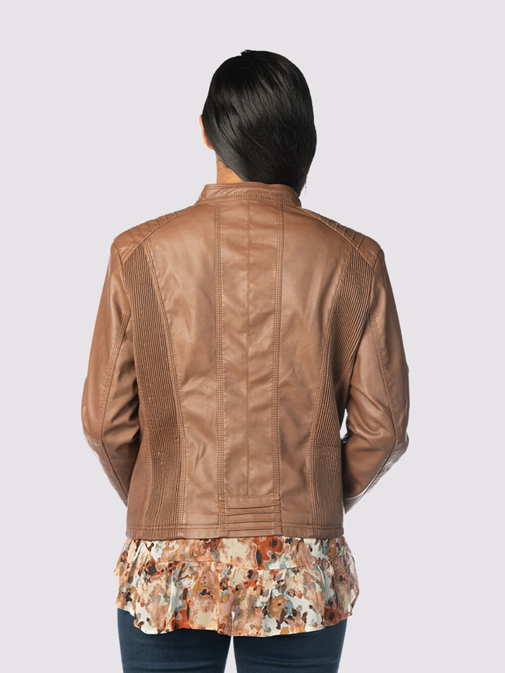 Moto Leather Jacket Image 3