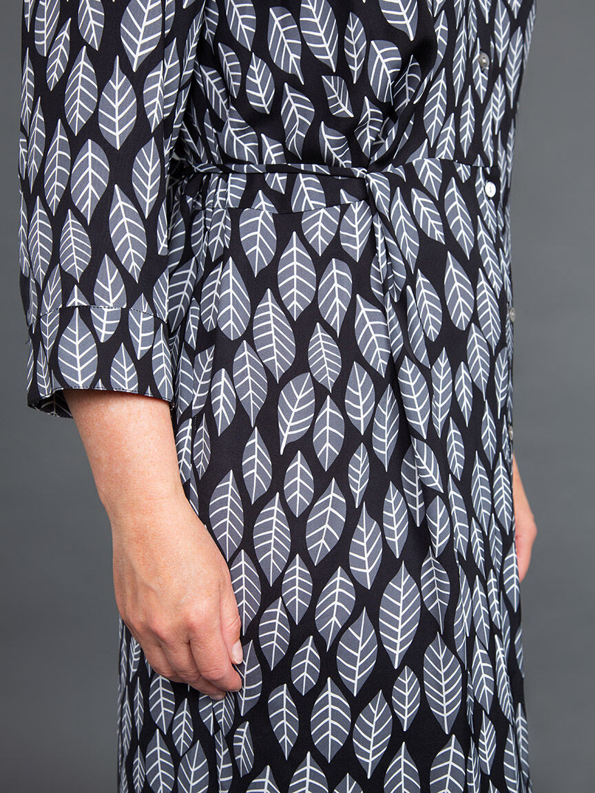 Midi Shirt Dress Image 4