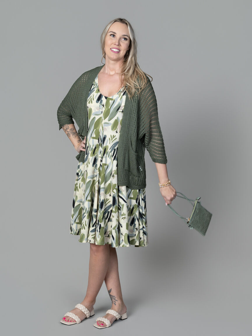 Flowy Sleeveless Knee Length Dress