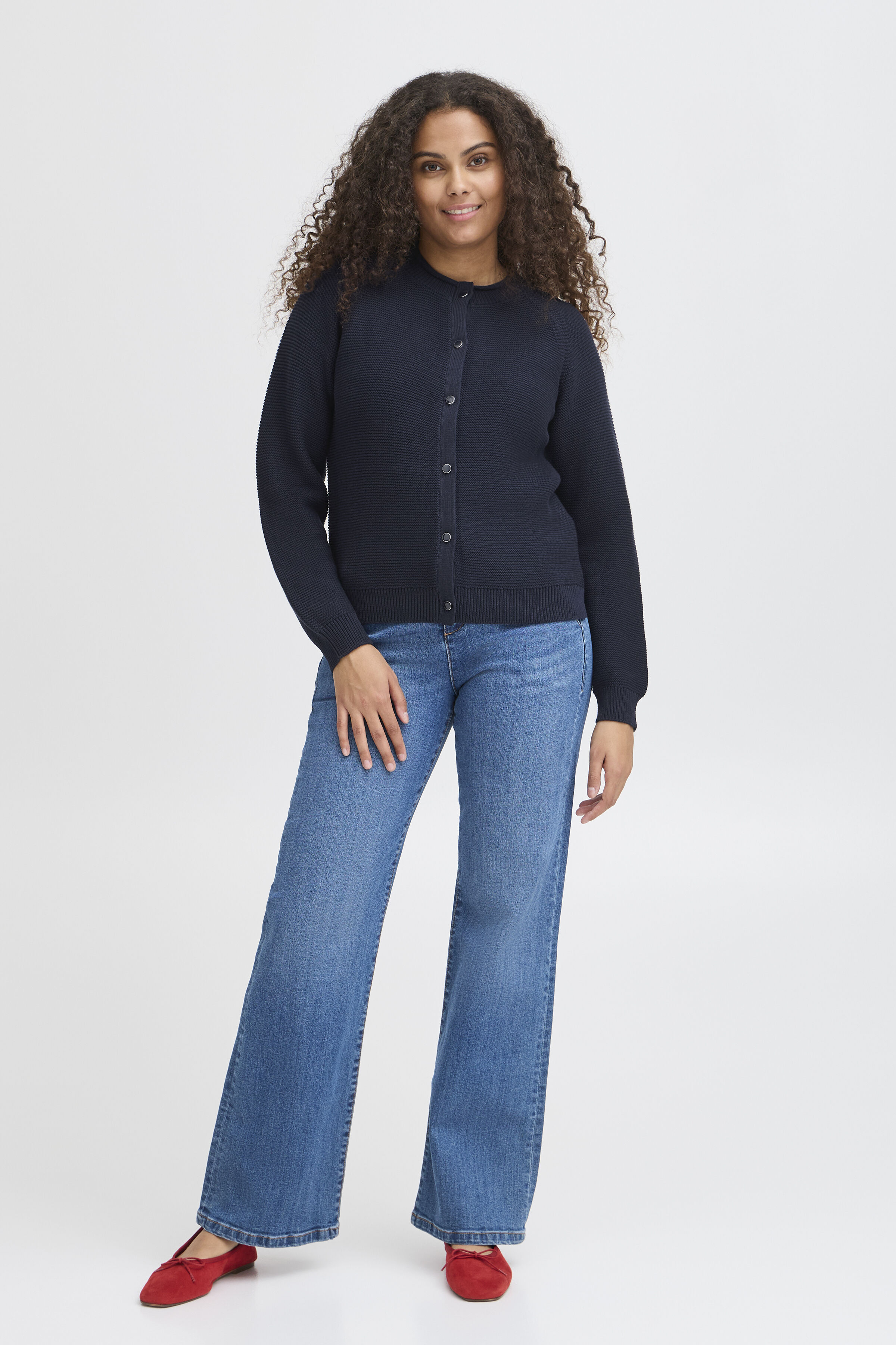 Button Up Knit Cardigan Image 5