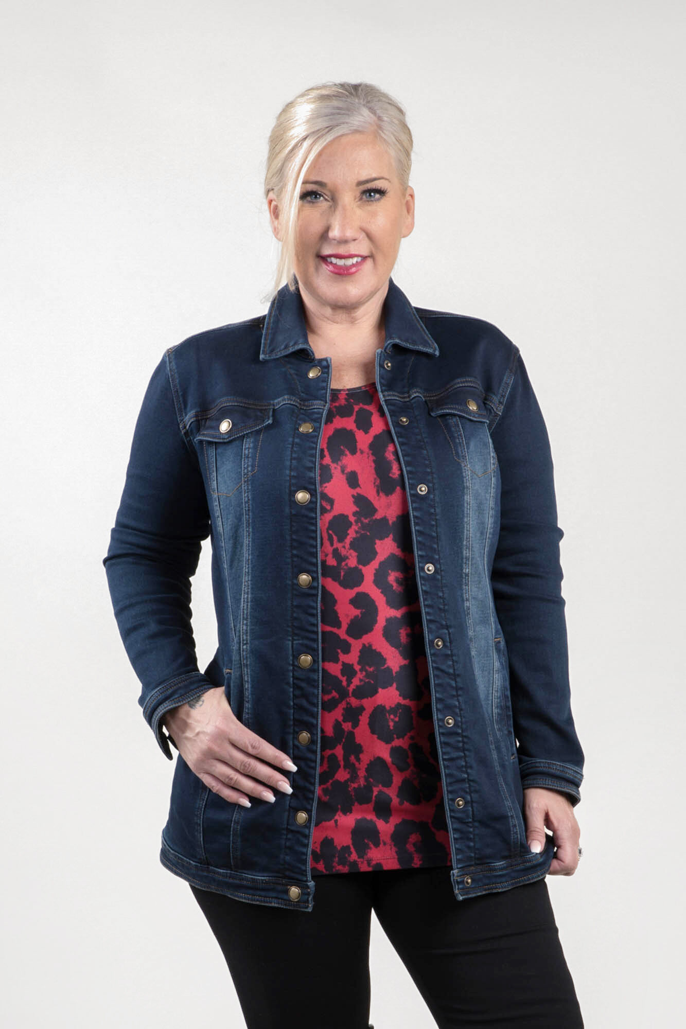 Jean Jacket Maxi Image 1