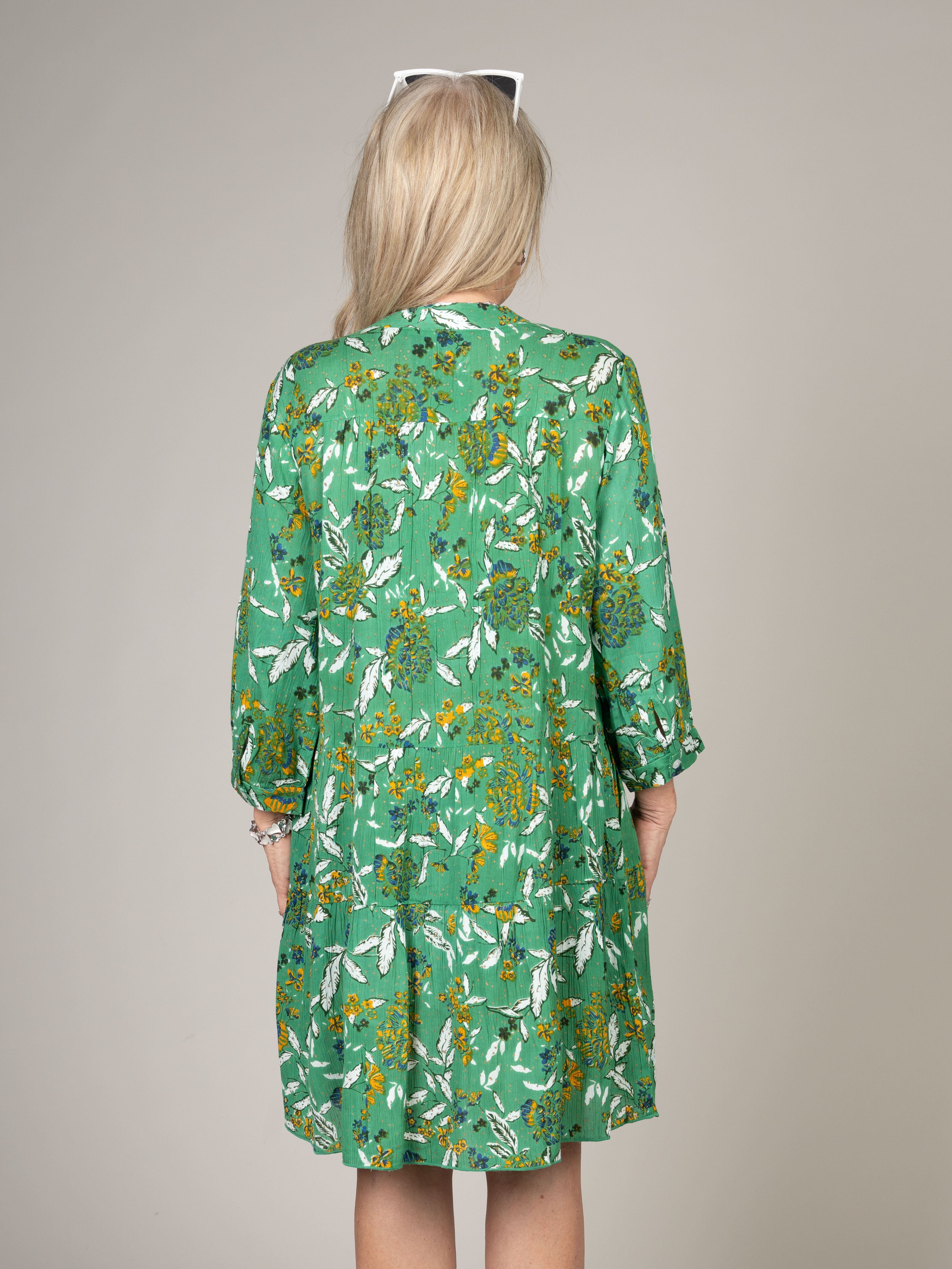 Tiered Knee Length Dress