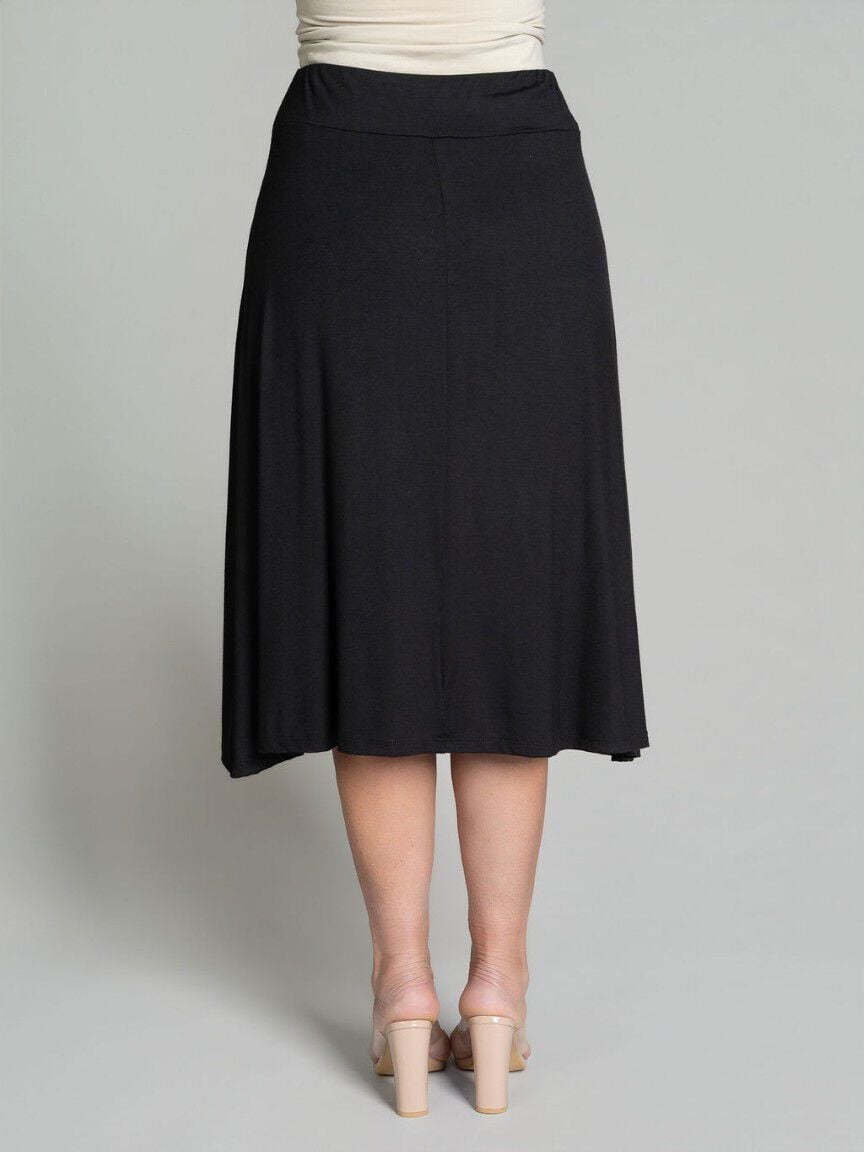 Pull-On Midi Skirt