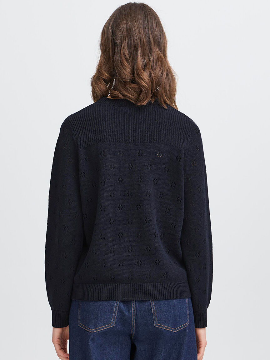 Long Sleeve Crochet Sweater