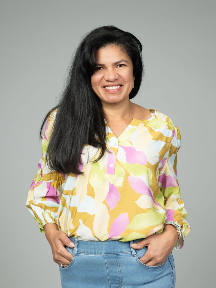 Blouse With Smocked Yoke