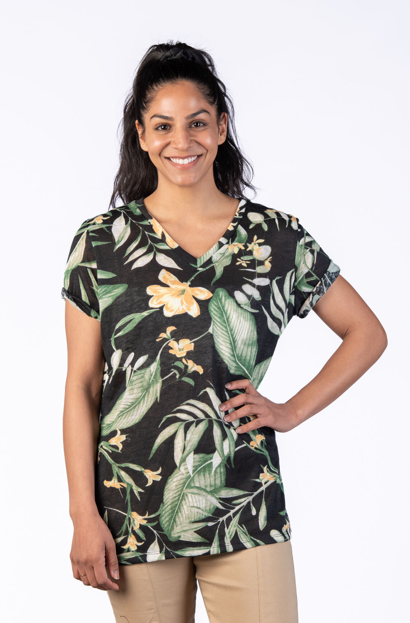 Floral T-Shirt Image 1