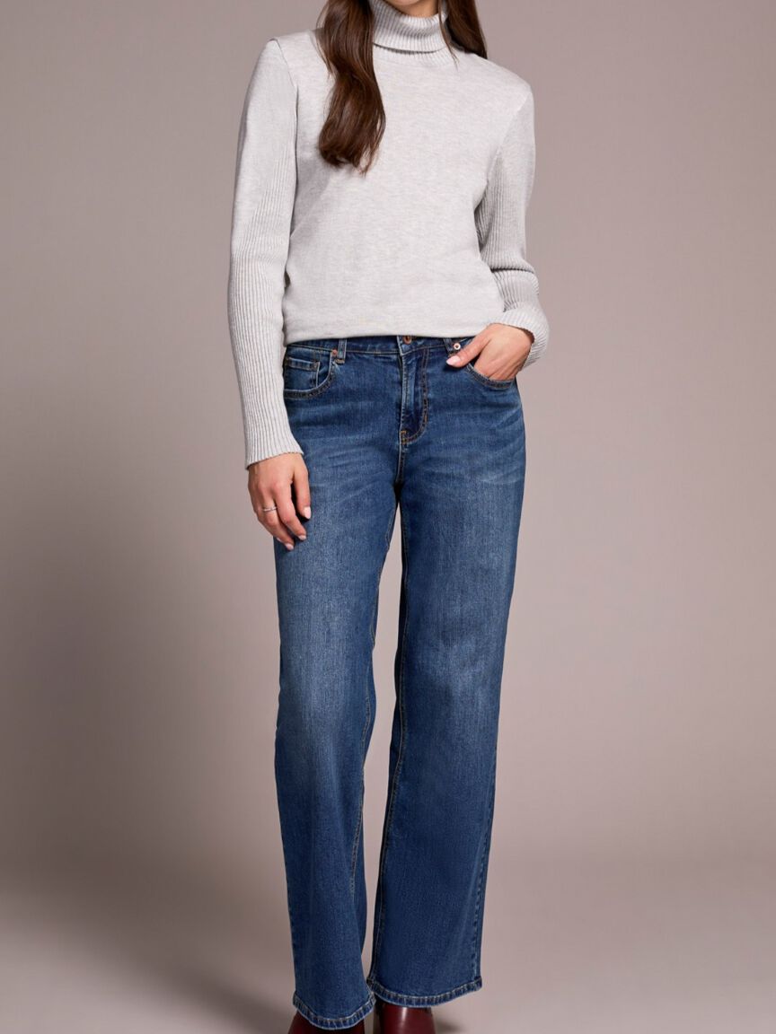 Sophia Curvy Hugging Wide Leg Jeans Image 1