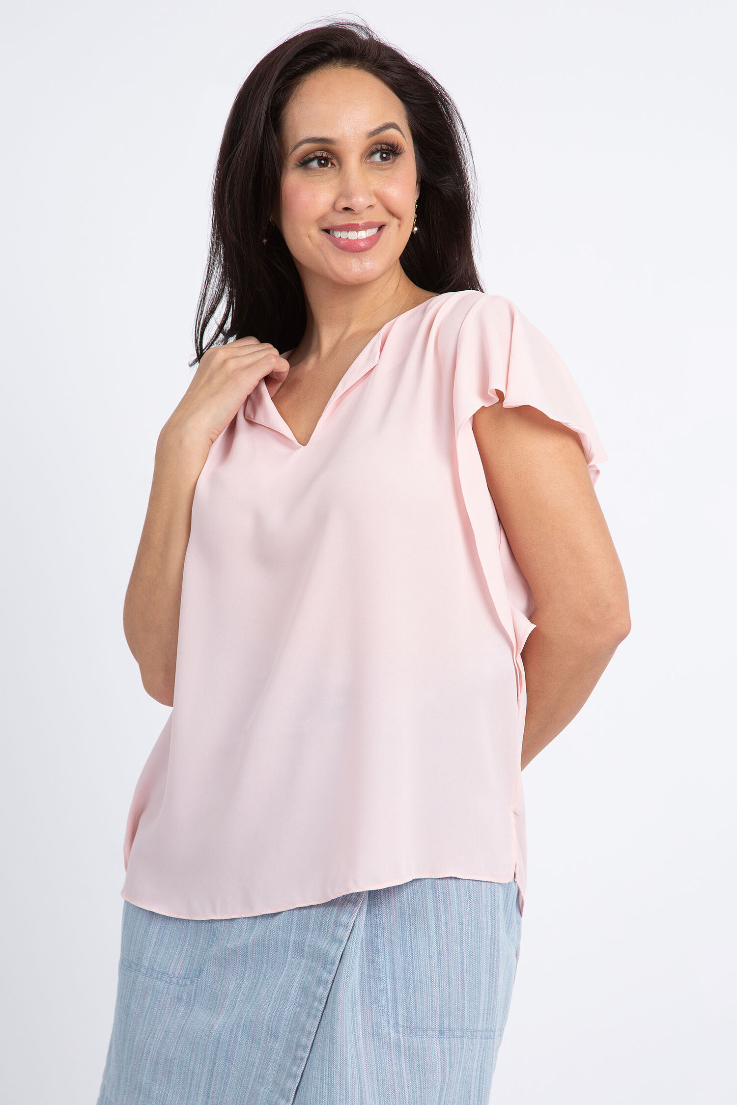 Flutter Sleeve Blouse Image 1