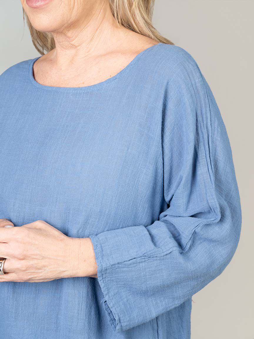 3/4 Sleeve Flowy Top Image 4