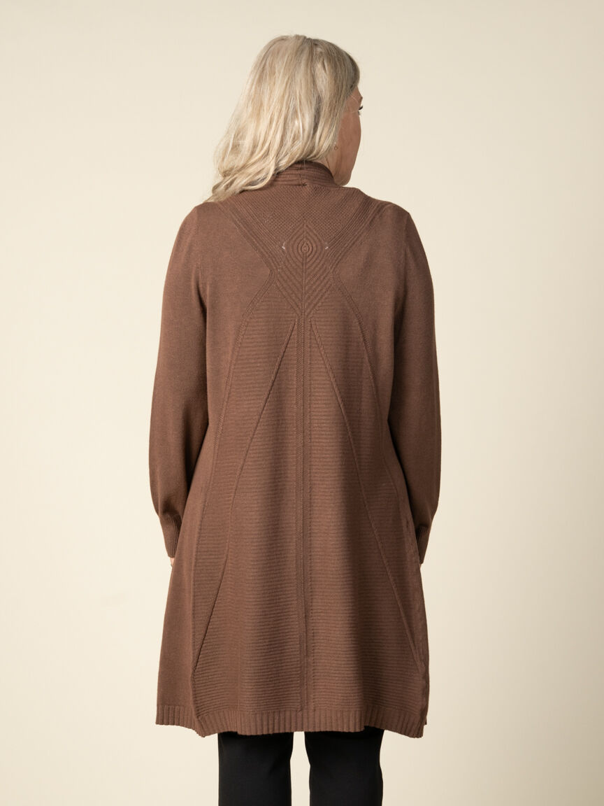 Long Sleeve Cardigan With Pockets Image 4