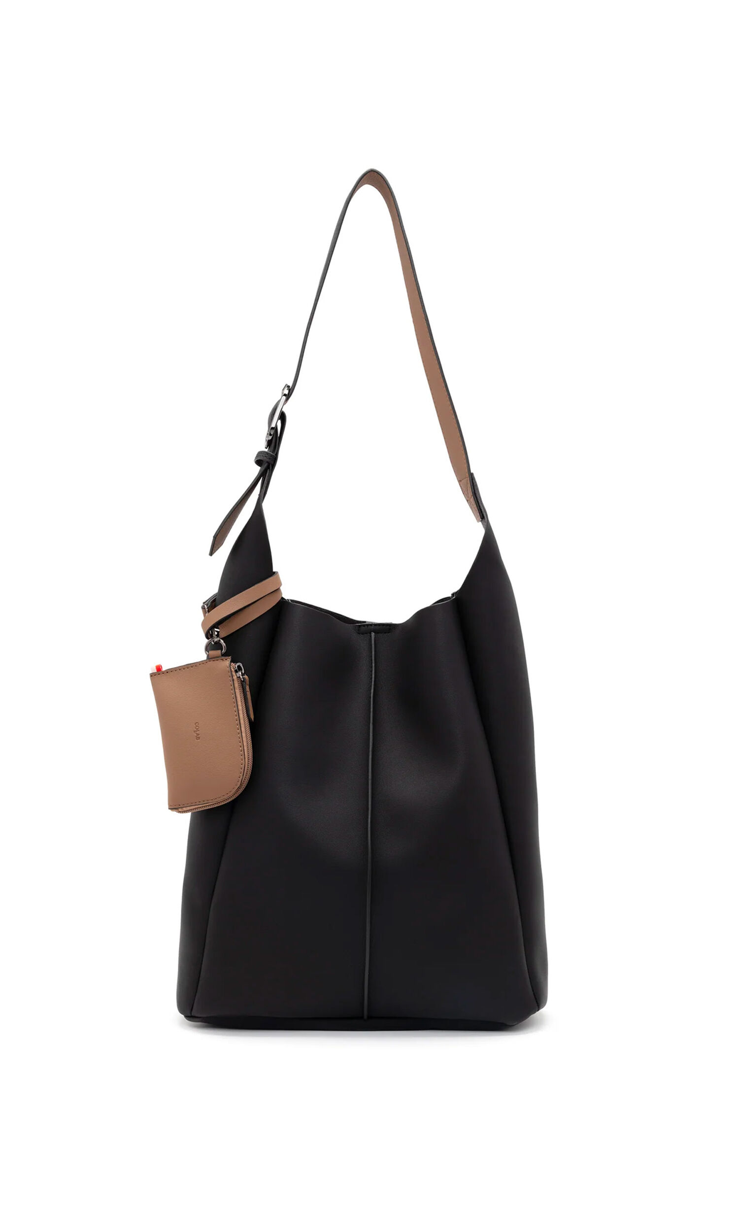 Vegan Leather Hobo Bag Image 1