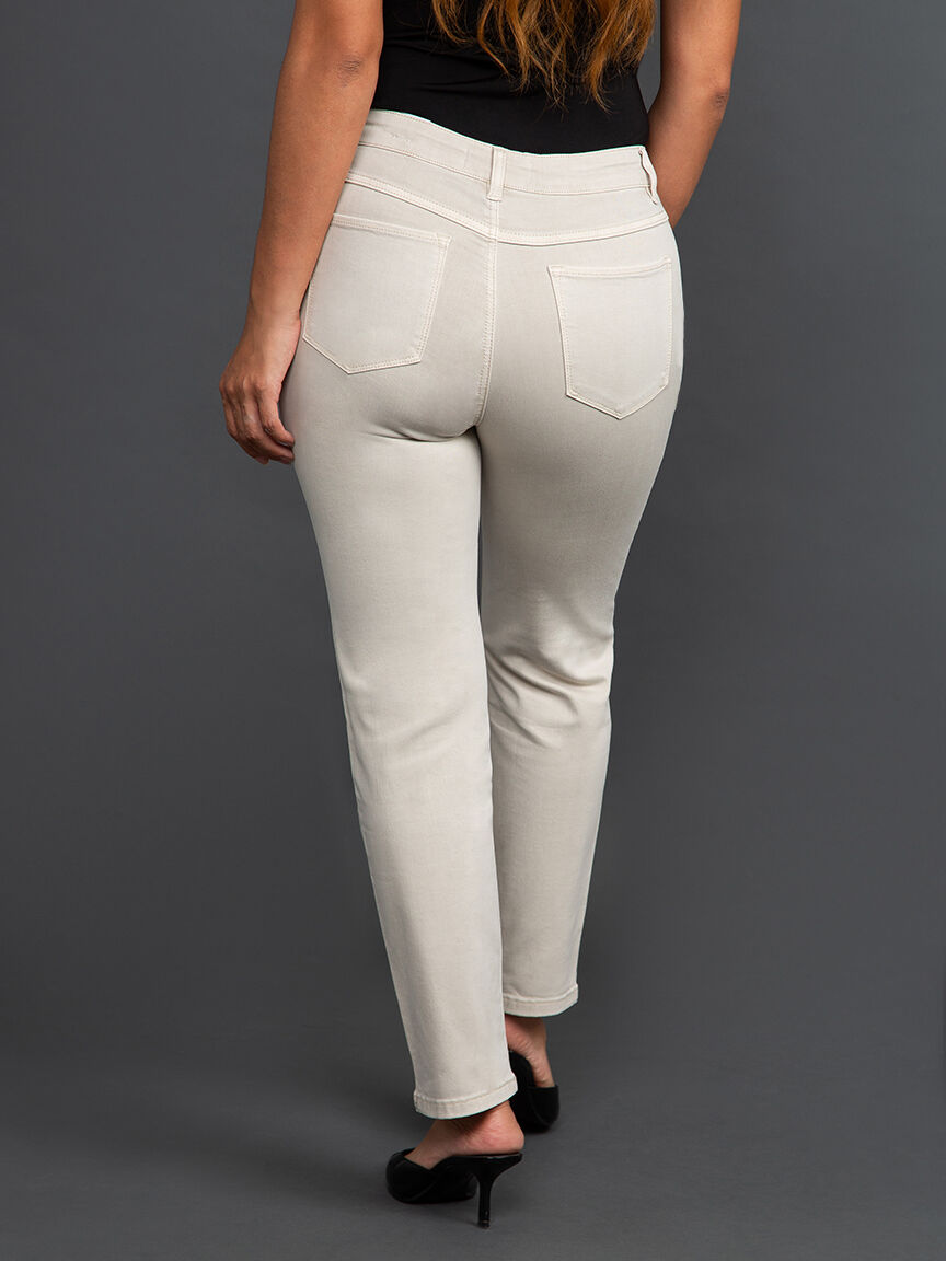 Petite 5 Pocket Colored Jeans Image 4