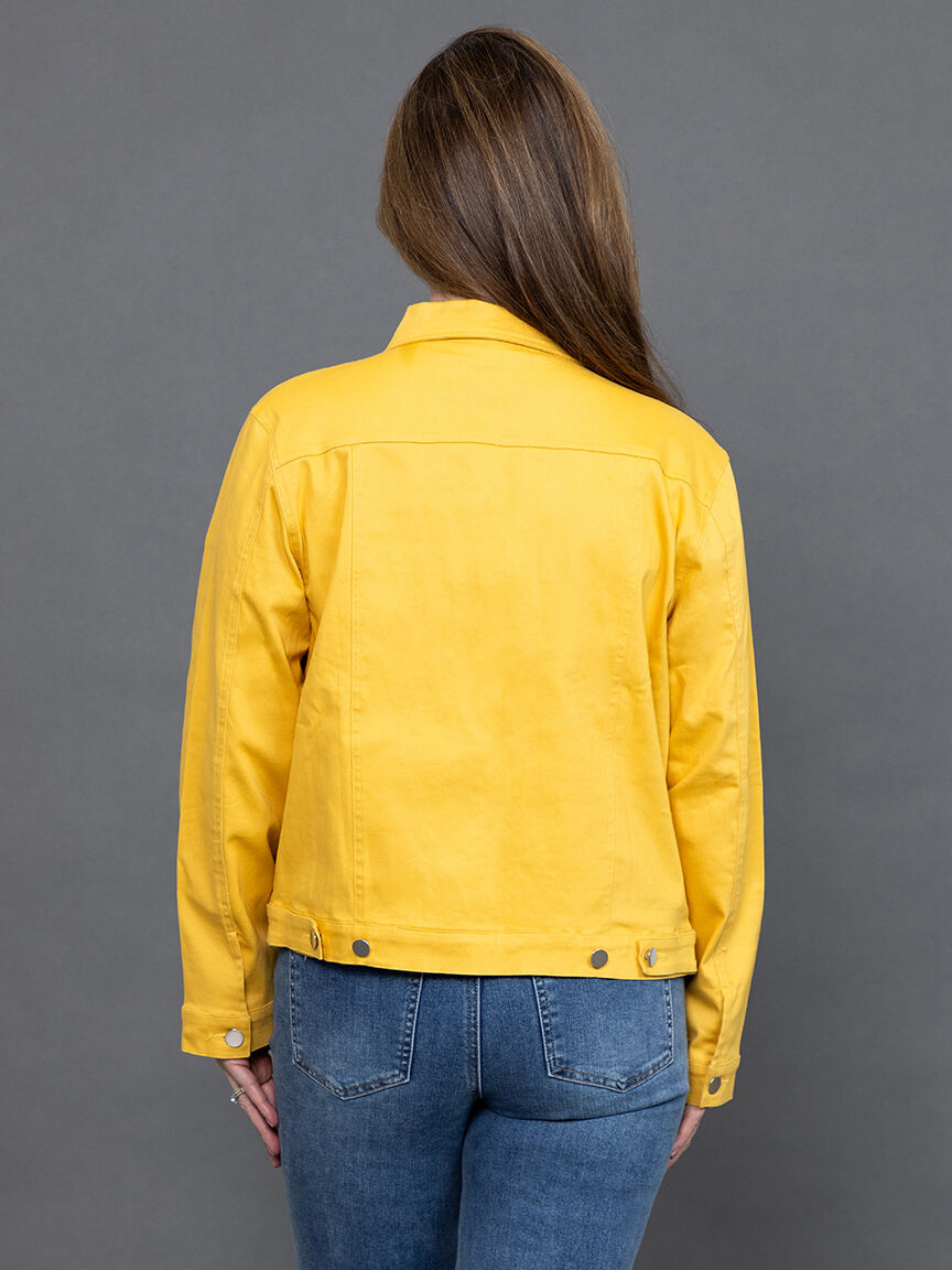 Stretch Denim Jacket  Image 4