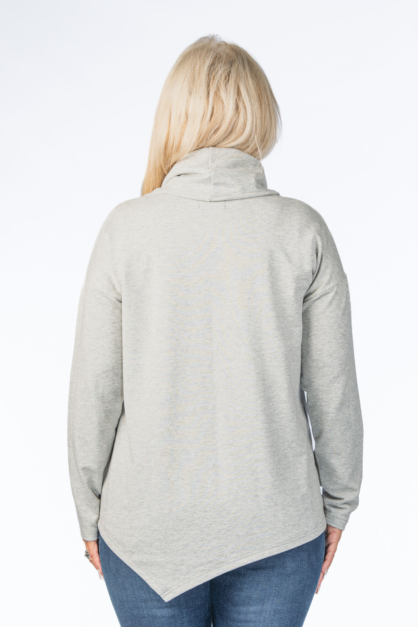 Four Cats Cowl Heathered Sweater Image 2