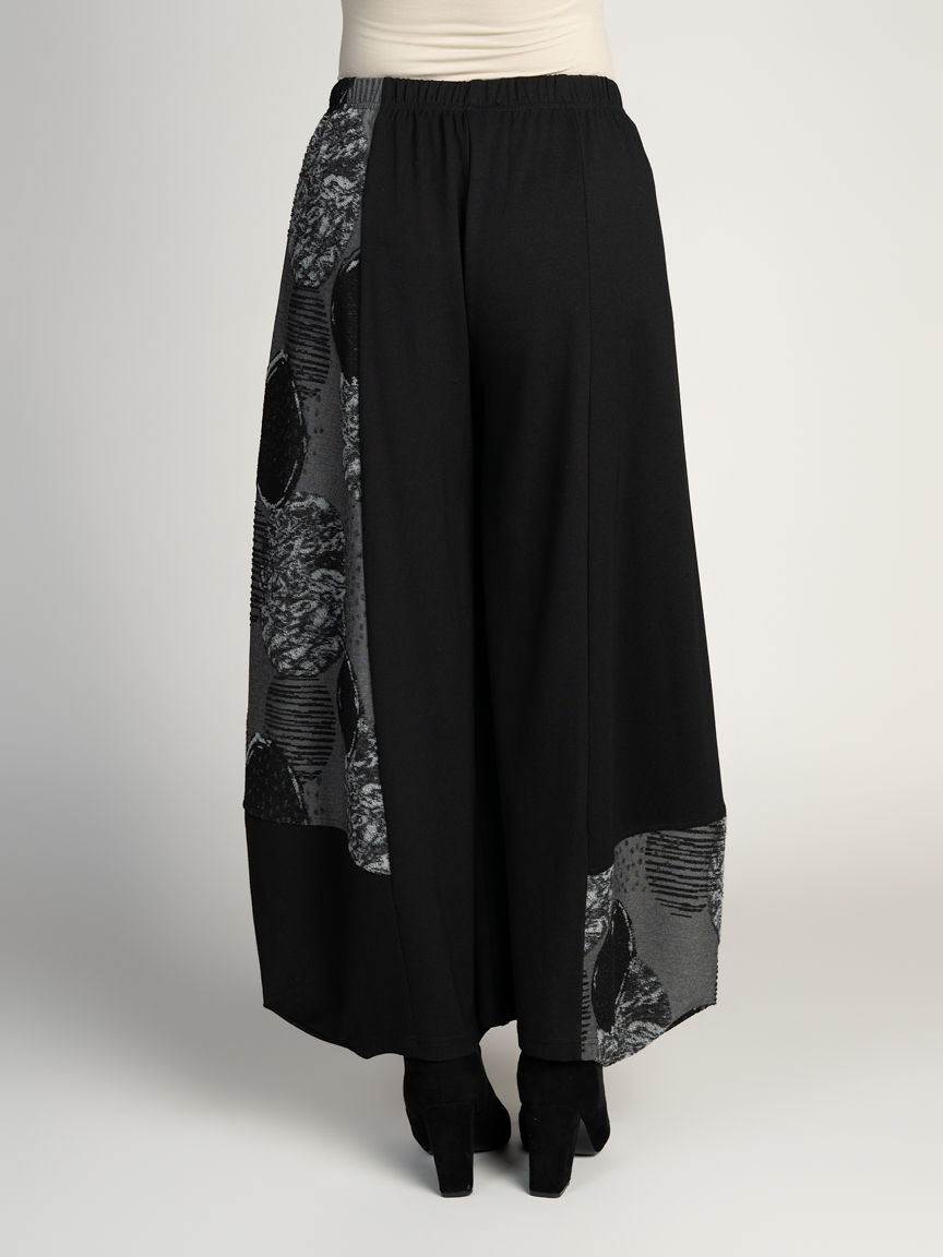 Pull-On Patchwork Pants