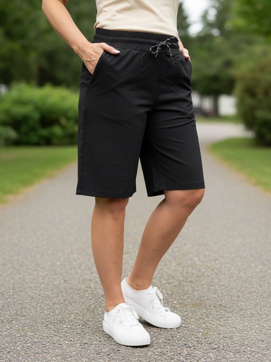 4 Way Stretch Pull On Shorts