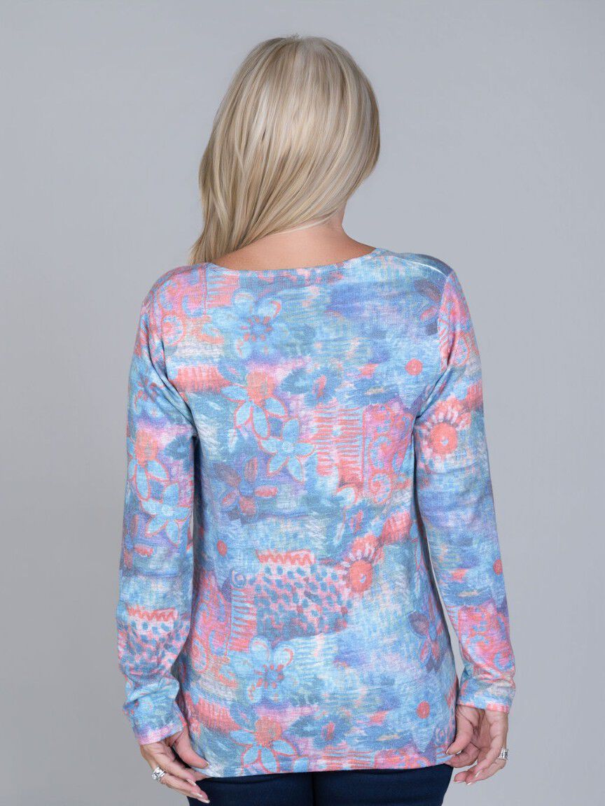 Soft Long Sleeve Sweater Top