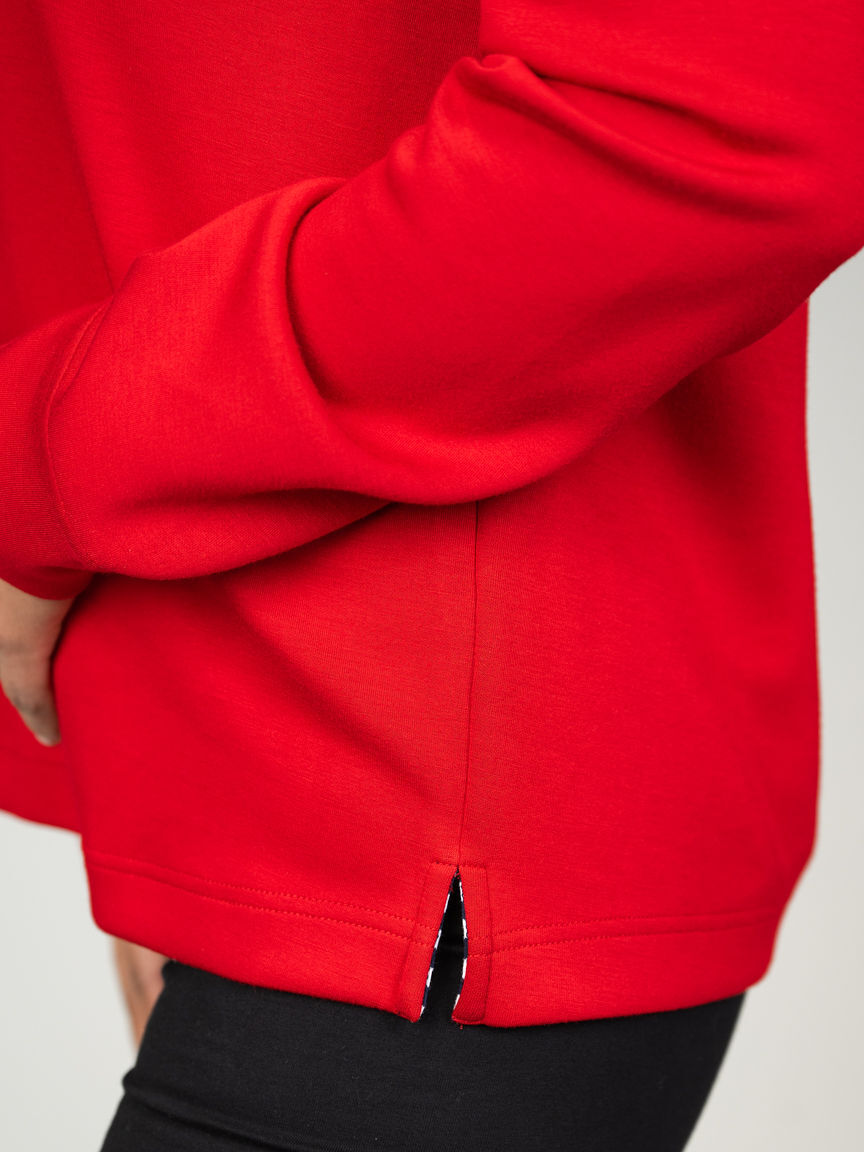 Techno Lux Scuba Johnny Collar Long Sleeve Top