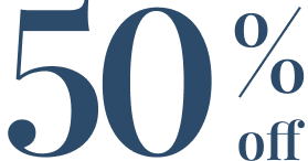 50% off