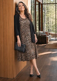 Fall New Arrivals Leopard Print Dress